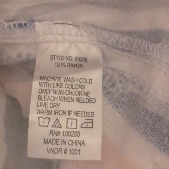 NWT [Ocean Drive] Tie-Dye Ruffled Short Skirt - Elastic Waist - Women's Size M - Picture 7 of 9